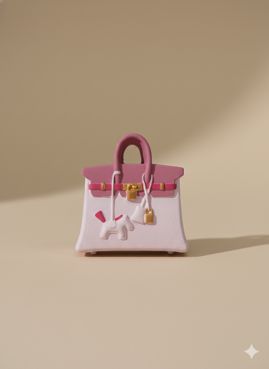 Pack Duo Oran & Birkin – Claquettes + Sac Assortis (Mélange de rose)