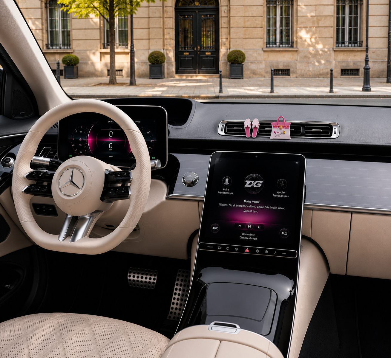 Diffuseur de parfum voiture — Sac Mélange de Roses