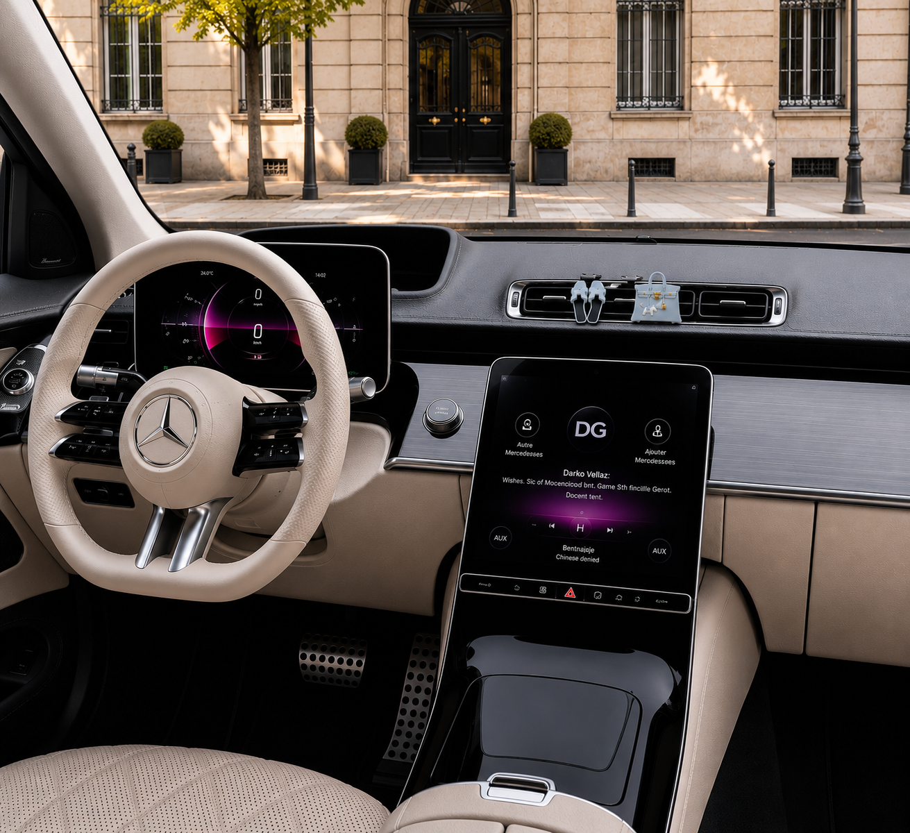 Diffuseur de parfum voiture — Sac Bleu Nuit