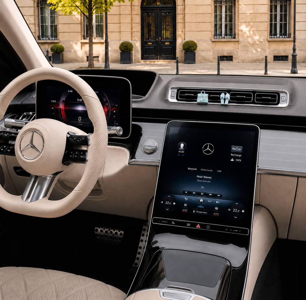 Diffuseur de parfum voiture — Sandale Bleu