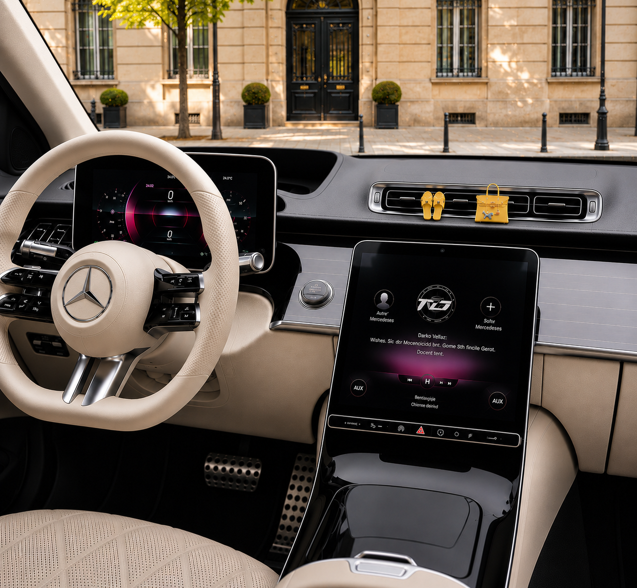 Diffuseur de parfum voiture — Sac Jaune
