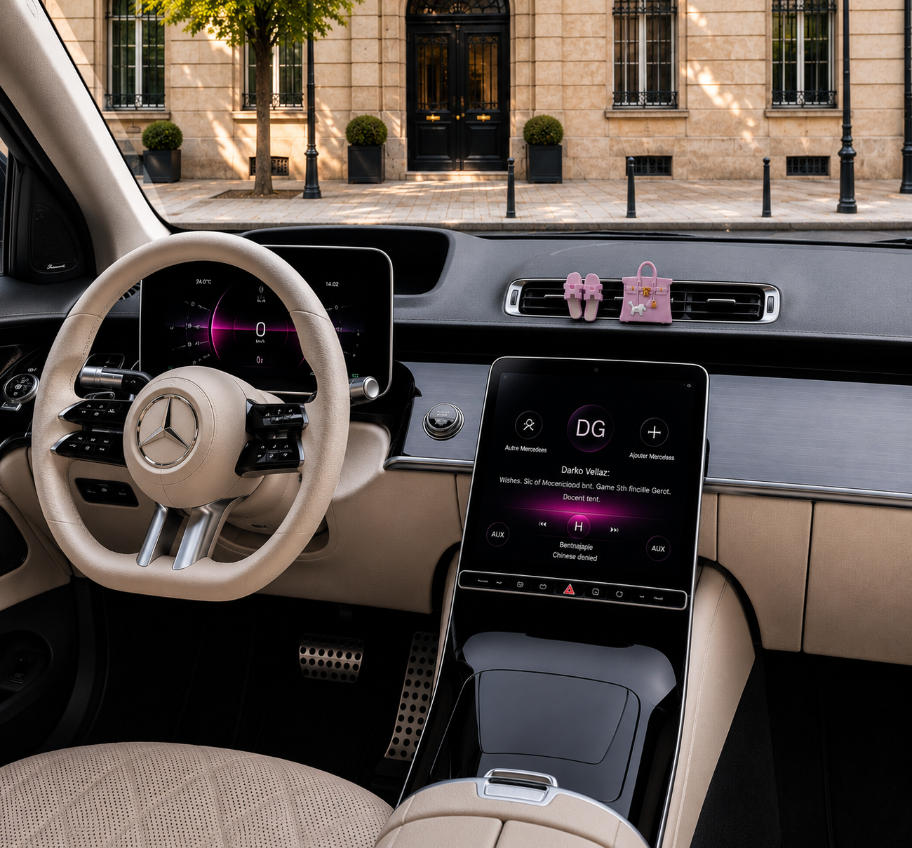 Diffuseur de parfum voiture — Sac Lilas