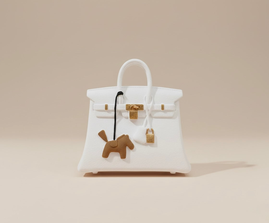 Pack Duo Oran & Birkin – Claquettes + Sac Assortis (Blanc)
