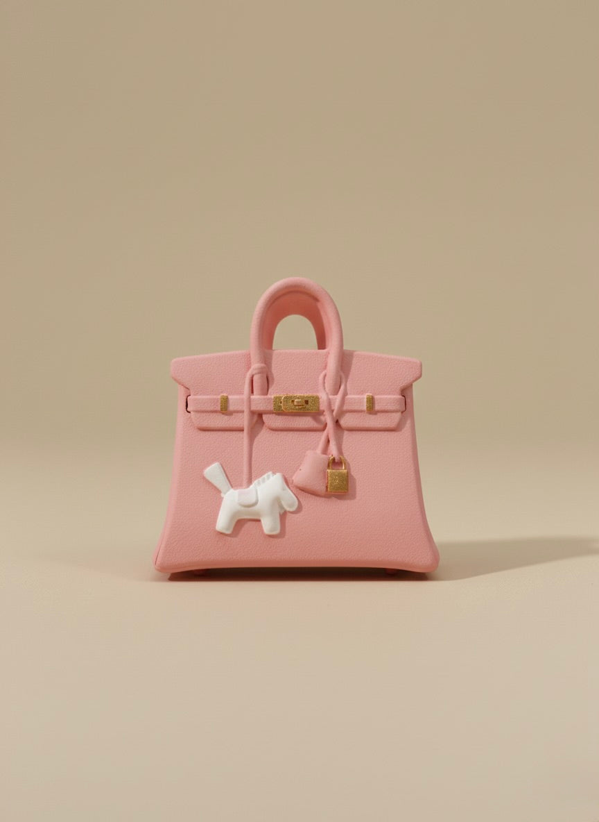 Diffuseur de Parfum pour Voiture – Modèle Birkin (Rose)