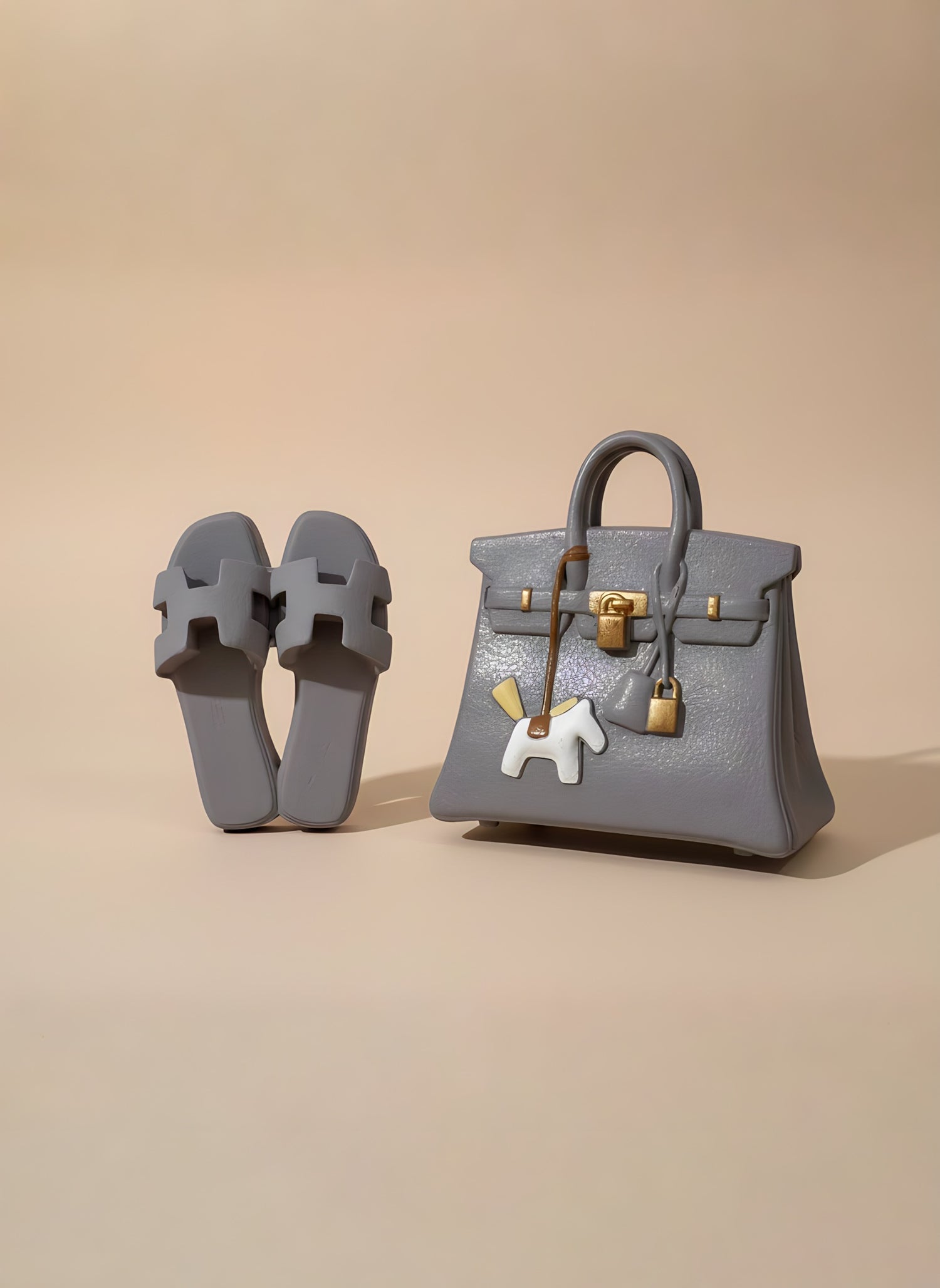 Diffuseur de parfum voiture — Pack Duo Birkin + Oran (Gris)