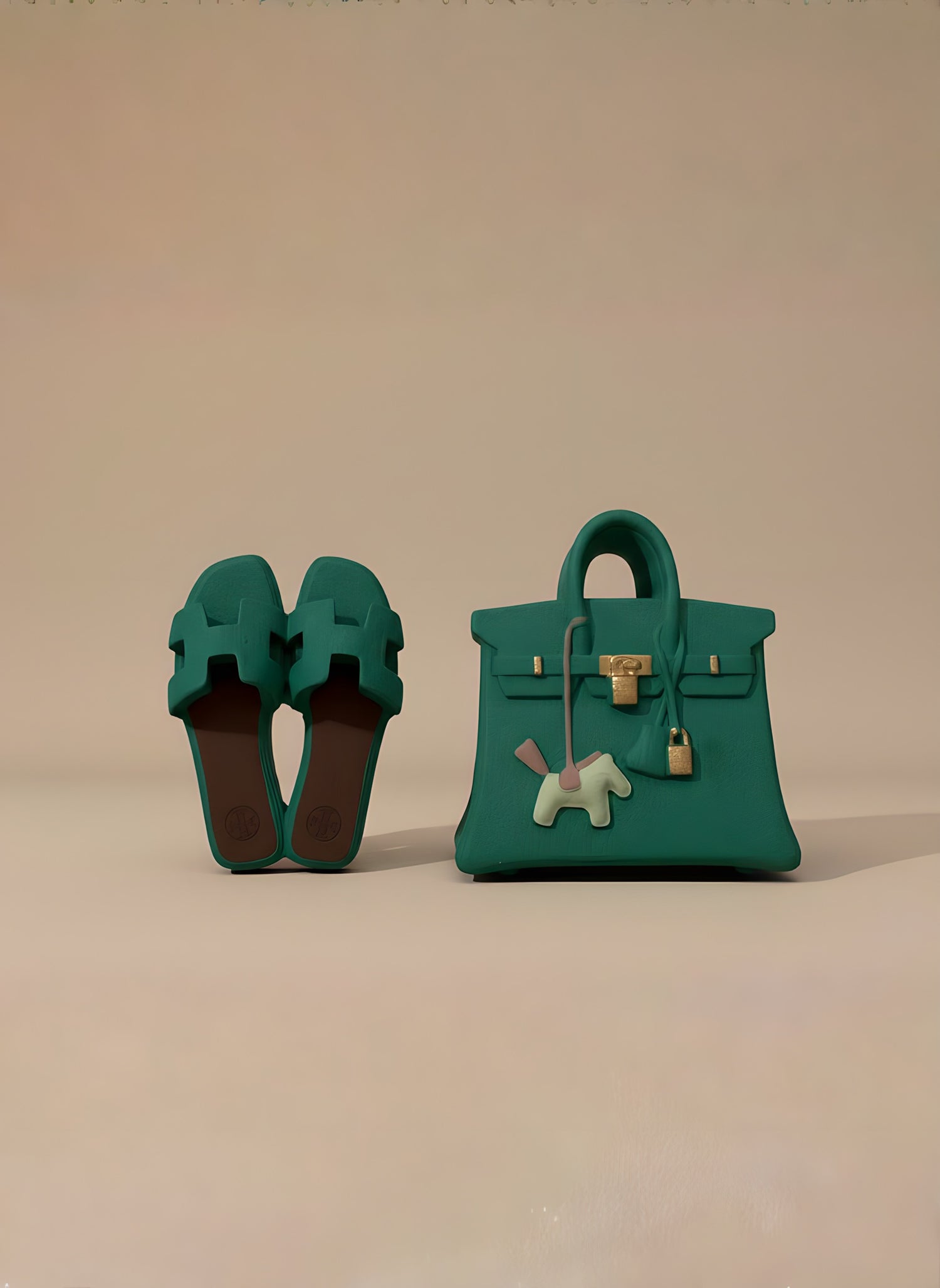 Diffuseur de parfum voiture — Pack Duo Birkin + Oran (Vert Émeraude)